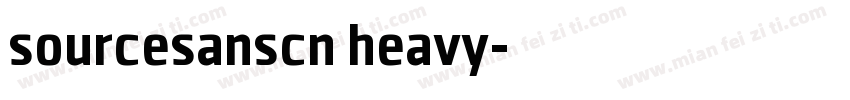 sourcesanscn heavy字体转换